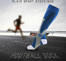 将图片加载到图库查看器，Compression Socks Nylon Medical Nursing Stockings Specializes Outdoor Cycling Sport Socks Men,20-30mmhg Run Nurse Socks for Edema Diabetic Varicose Veins Fast-drying Breathable Adult Sports Socks
