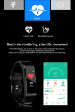 将图片加载到图库查看器，Connected Child Smart Sport Watch For Girls Boys Students Wrist Clock Electronic LED Digital Child Wrist Watch Fitness Tracker With Heart Rate Monitor Waterproof Activity Tracker With Sport Modes Sleep Monitor Fitness Watch With Call SMS Reminder
