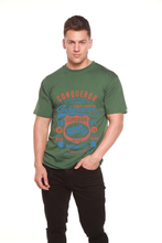 将图片加载到图库查看器，Conqueror Speedway Men's Bamboo Viscose/Organic Cotton Short Sleeve Graphic T-Shirt
