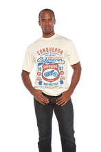 将图片加载到图库查看器，Conqueror Speedway Men's Bamboo Viscose/Organic Cotton Short Sleeve Graphic T-Shirt
