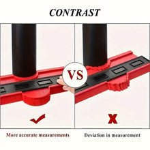 将图片加载到图库查看器，Contour Gauge Profile Tool Outline Measuring Plastic Ruler
