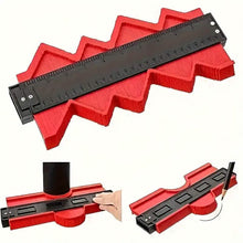 将图片加载到图库查看器，Contour Gauge Profile Tool Outline Measuring Plastic Ruler
