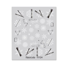 将图片加载到图库查看器，Cool Geometrics Pattern Water Decals Stickers Flower Leaves Slider For Nails Spring Summer Nail Art Decoration Tattoos Women Nail Art Stickers Water Transfer Decals Design Nail Art Supplies Manicure Acrylic Nail Foil Stencils Decorations
