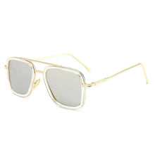 Load image into Gallery viewer, Cool Glasses Modern  Elegant Cosplay Vintage Retro  Sunglasses Vintage Aviator Square Sunglasses for Men Gold Frame Retro  Classic Sunglasses
