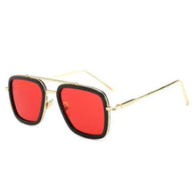 Load image into Gallery viewer, Cool Glasses Modern  Elegant Cosplay Vintage Retro  Sunglasses Vintage Aviator Square Sunglasses for Men Gold Frame Retro  Classic Sunglasses
