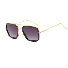 Load image into Gallery viewer, Cool Glasses Modern  Elegant Cosplay Vintage Retro  Sunglasses Vintage Aviator Square Sunglasses for Men Gold Frame Retro  Classic Sunglasses
