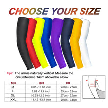 Load image into Gallery viewer, Cooling Arm Sleeves For Men Women Outdoor UV Protection Sports Sleeves For Basketball Football Volleyball Cycling  UV Protection Cooling Arm Sleeves Sunblock Long Sun Sleeves Hands Arm Covers Long Sleeve For Outdoor Activity
