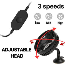 将图片加载到图库查看器，Cooling Car Fan USB Plug for Car/Vehicle
