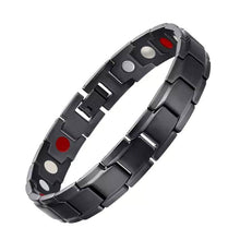 Load image into Gallery viewer, Copper Alloy Magnetic Healthy Care Stone Therapeutic Energy Healing Bracelet
