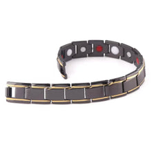Load image into Gallery viewer, Copper Alloy Magnetic Healthy Care Stone Therapeutic Energy Healing Bracelet
