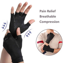 Load image into Gallery viewer, Copper Infused Therapeutic Compression Gloves For Men And Women
