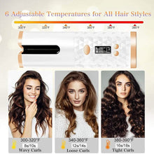 将图片加载到图库查看器，Cordless Automatic Portable Ceramic Barrel Hair Curler
