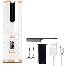 将图片加载到图库查看器，Cordless Automatic Portable Ceramic Barrel Hair Curler
