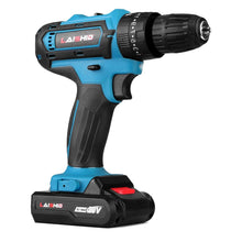 Load image into Gallery viewer, Cordless Drill Set with 2 Pieces 8V Batteries and Charger 2 Variable Speed 3/8In Keyless Chuck
