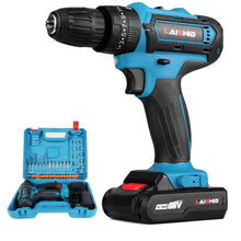 Load image into Gallery viewer, Cordless Drill Set with 2 Pieces 8V Batteries and Charger 2 Variable Speed 3/8In Keyless Chuck
