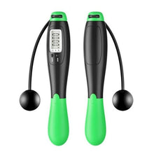 Load image into Gallery viewer, Cordless Electronic Skipping Rope Gym Fitness Cordless Skipping Smart Jump Rope With LCD Screen Counting Speed Skipping Rope With Calorie Counter Adjustable Digital Weighted Jumping Rope For Fitness Exercise Cordless Jump Rope Suitable For Women
