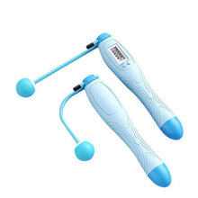 Load image into Gallery viewer, Cordless Electronic Skipping Rope Gym Fitness Cordless Skipping Smart Jump Rope With LCD Screen Counting Speed Skipping Rope With Calorie Counter Adjustable Digital Weighted Jumping Rope For Fitness Exercise Cordless Jump Rope Suitable For Women
