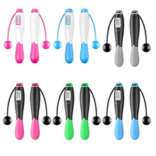 Load image into Gallery viewer, Cordless Electronic Skipping Rope Gym Fitness Cordless Skipping Smart Jump Rope With LCD Screen Counting Speed Skipping Rope With Calorie Counter Adjustable Digital Weighted Jumping Rope For Fitness Exercise Cordless Jump Rope Suitable For Women
