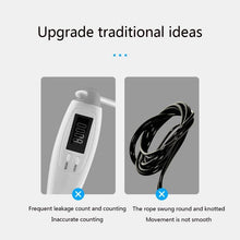 Load image into Gallery viewer, Cordless Electronic Skipping Rope Gym Fitness Cordless Skipping Smart Jump Rope With LCD Screen Counting Speed Skipping Rope With Calorie Counter Adjustable Digital Weighted Jumping Rope For Fitness Exercise Cordless Jump Rope Suitable For Women
