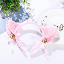 Load image into Gallery viewer, Cotton Cat's ears Autumn Winter 1Pc Plush Soft Warm Headband Hair Band Headwear for Women Girl Mix Styling Gorgeous Hair Accessories For Women
