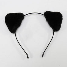 Load image into Gallery viewer, Cotton Cat's ears Autumn Winter 1Pc Plush Soft Warm Headband Hair Band Headwear for Women Girl Mix Styling Gorgeous Hair Accessories For Women
