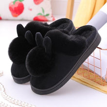 将图片加载到图库查看器，Cotton Women Cute Slippers Indoor Shoes For Women Winter Home Slippers Warm Footwear Winter Cotton Slippers Memory Foam House Slippers Cozy Fluffy Bedroom Couples Slippers
