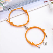 Load image into Gallery viewer, Couples Bracelets Best Friend Attract Women Men Bracelet Red Blue Rope Weaving Magnet Attract Long-Distance Couples Bracelet Mutual Attraction Matching Braided Rope Bracelet Promise Friendship Bracelet Gifts For Boyfriend Girlfriend
