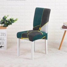 将图片加载到图库查看器，Covers for Dining Room Seat Protector Stretch Removable Printed Chair Cover Elastic Seat Chair Covers Removable And Washable Stretch Banquet Hotel Dining Room Washable Furniture Chair for Kids Pets Home Ceremony Banquet Wedding Party
