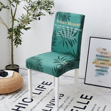 将图片加载到图库查看器，Covers for Dining Room Seat Protector Stretch Removable Printed Chair Cover Elastic Seat Chair Covers Removable And Washable Stretch Banquet Hotel Dining Room Washable Furniture Chair for Kids Pets Home Ceremony Banquet Wedding Party
