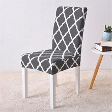 将图片加载到图库查看器，Covers for Dining Room Seat Protector Stretch Removable Printed Chair Cover Elastic Seat Chair Covers Removable And Washable Stretch Banquet Hotel Dining Room Washable Furniture Chair for Kids Pets Home Ceremony Banquet Wedding Party
