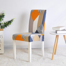将图片加载到图库查看器，Covers for Dining Room Seat Protector Stretch Removable Printed Chair Cover Elastic Seat Chair Covers Removable And Washable Stretch Banquet Hotel Dining Room Washable Furniture Chair for Kids Pets Home Ceremony Banquet Wedding Party
