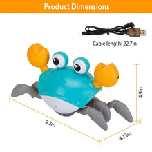 Load image into Gallery viewer, Crawling Crab Baby Toy with Music and LED Light
