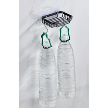 将图片加载到图库查看器，Creative Drill Free Soap Dish Holder Wall Mounted Storage Rack Toilet Soap Box Sponge Dish Bathroom Accessories Soap Dish Holder with Loofah Bath Sponge Towel Razor Holder for Bathroom Shower Kitchen Adhesive Wall Mounted No Drilling

