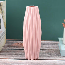 Load image into Gallery viewer, Creative Flower Vase White Imitation Ceramic Flower Pot Home Decor Plastic Vase Centerpieces and Events Ornamnet Decoration For Wedding Home Office Party Hotel Yard  Restaurant Patio Festive Furnishing
