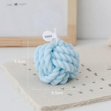 Load image into Gallery viewer, Creative Handmade Wool Ball Candle Scented Candle Hand Poured Scented Handmade Candle Decorative Candle For Bedroom Bathroom  Aromatherapy Candle Gift Box Essential Oil Scented Candle Home Decoration
