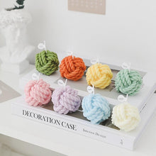 Load image into Gallery viewer, Creative Handmade Wool Ball Candle Scented Candle Hand Poured Scented Handmade Candle Decorative Candle For Bedroom Bathroom  Aromatherapy Candle Gift Box Essential Oil Scented Candle Home Decoration
