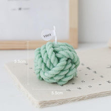 Load image into Gallery viewer, Creative Handmade Wool Ball Candle Scented Candle Hand Poured Scented Handmade Candle Decorative Candle For Bedroom Bathroom  Aromatherapy Candle Gift Box Essential Oil Scented Candle Home Decoration

