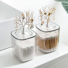 Load image into Gallery viewer, Creative Lovely Home Swab Box Acrylic With Cover
