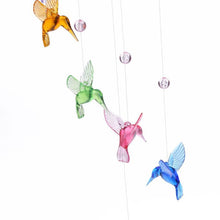 Load image into Gallery viewer, Creative Lucky Humming Bird Mobile Hanging Wind Chimes Bells Ornaments Hanging Gifts Dream-catcher Pendant Wall Home Car Decor Garden Wedding Window Decoration
