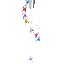 Load image into Gallery viewer, Creative Lucky Humming Bird Mobile Hanging Wind Chimes Bells Ornaments Hanging Gifts Dream-catcher Pendant Wall Home Car Decor Garden Wedding Window Decoration
