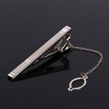 将图片加载到图库查看器，Creative Metal Necktie Bar Formal Shirt Classic Men Tie Clips Elegant Fashion Formal Professional Simple Tie Bar Clips Beautiful Designs Wedding Ceremony Gold Tie Pin Unisex Party Gifts Fashion Tie Clips
