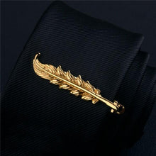 将图片加载到图库查看器，Creative Metal Necktie Bar Formal Shirt Classic Men Tie Clips Elegant Fashion Formal Professional Simple Tie Bar Clips Beautiful Designs Wedding Ceremony Gold Tie Pin Unisex Party Gifts Fashion Tie Clips
