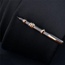 将图片加载到图库查看器，Creative Metal Necktie Bar Formal Shirt Classic Men Tie Clips Elegant Fashion Formal Professional Simple Tie Bar Clips Beautiful Designs Wedding Ceremony Gold Tie Pin Unisex Party Gifts Fashion Tie Clips
