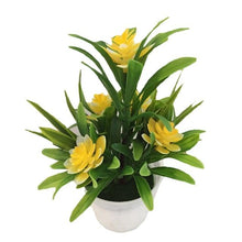 Load image into Gallery viewer, Creative Mini Artificial Fake Flower Potted Bonsai for Christmas New Year Wedding Party Garden Resturant Table Home Decor Mini Potted Plastic Succulents for Home Office Room Decor
