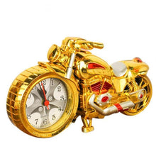 Load image into Gallery viewer, Creative Motorcycle Motorbike Pattern Non Ticking Analog Alarm Clock  Alarm Clock Desk Clock Creative Home Birthday Gift Cool Clock

