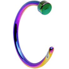 Load image into Gallery viewer, 20G 5/16 Pack Set of 4 Assorted Stainless Steel Nose Hoop Rings
