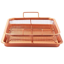 Load image into Gallery viewer, Crispy Tray Set Non Stick Grill Basket
