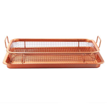 Load image into Gallery viewer, Crispy Tray Set Non Stick Grill Basket
