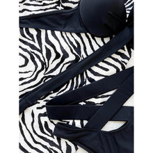将图片加载到图库查看器，Criss Cross Wrap Push Up Bikini Swimsuit
