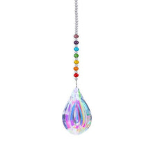 Load image into Gallery viewer, Crystal Ball Star Moon Sun Ring Rainbow Catcher Crystal Pendant Hanging Crystal Sun catcher Ornament Prism Stone Beads Ornament Home Window Wind-chimes Car Decoration
